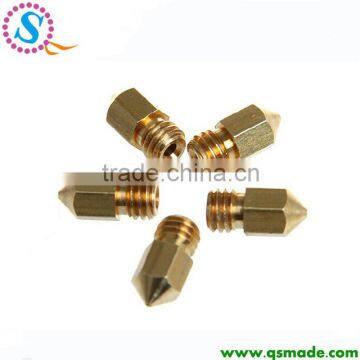 Brass Nozzle 0.2mm 0.3mm 0.4mm 0.5mm Extrusion Head for 3D Printer Makerbot
