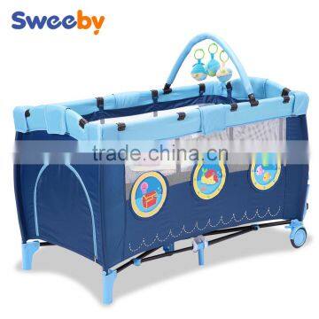 Multi-function Baby Playpen/playard, Baby Cot Bed With Cartoon Pattern photo-2