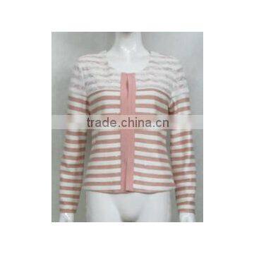 Pretty Steps Women blouse Women long sleeves strip and bead piece jacket