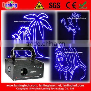 hot and new Blue 450nm SD card Stage Animation ILDA laser light