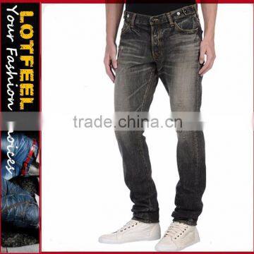 euro jeans slim fit man denim jeans pents jeans made in italy american style jeans(LOTD129)