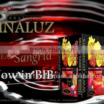 VINALUZ Sangria Wine 7.0% Bag in Box BIB 3x5l
