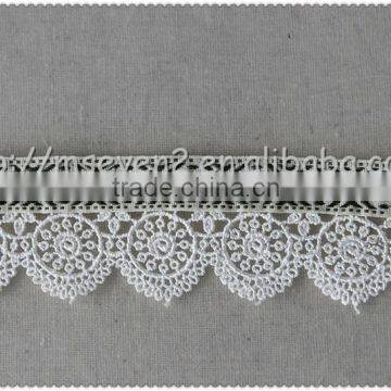 Fine Quality Multi Color Tassel Wholesale Jacquard Polyester Flower Fringe Trim photo-4