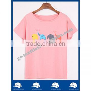 Girl's Printed Cute Short Sleeve T-shirts