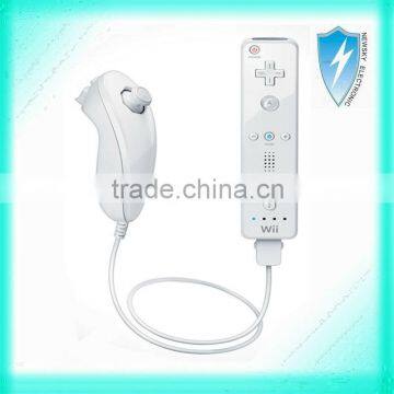 Remote and nunchuk controller for WII With Built-in Motion Plus