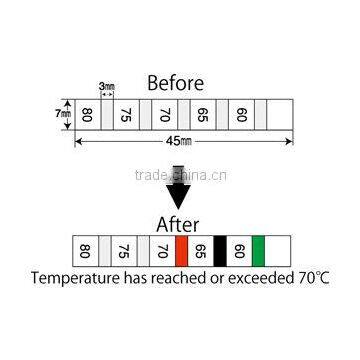Temperature Indicator Label for Power Tool , Electric Tool / 5 Level