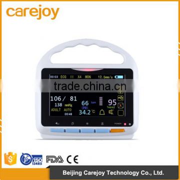 Factory price!!5 inch Touch Screen 5 parameter Patient Monitor with PC software & bluetooth RPM-9000F2