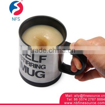 PP Plastic Food Grade Auto Magic Self Stirring Coffee Mug