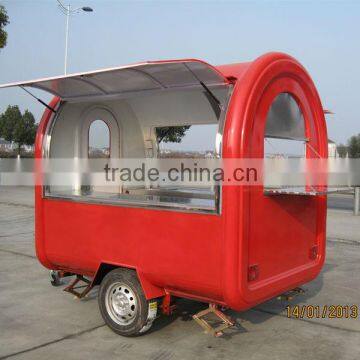 JX-FR220J on promotion! Jiexian Fiberglass outdoor mobile fried ice cream cart