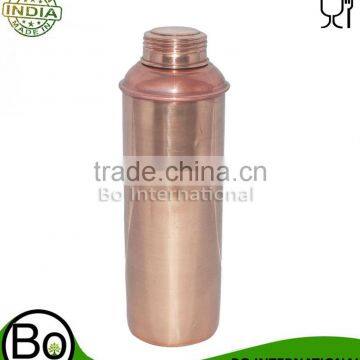 Traveller's Insulated Pure Copper Water Bottle for Ayurvedic Health Benefits Leak Proof