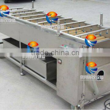 Spray Type Fruit/Melons/Vegetable Washing Machine With Roller Brushes photo-5