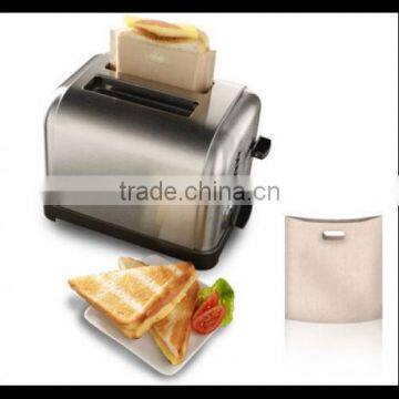 Non Stick and Resuable Toastabags Set of 3 or 2 Grilled Cheese in Your Toaster Size Can be Customized