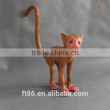 Decorative Furry Artificial Plush Toy Garden Monkey photo-5