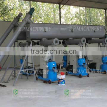 1t/h animal feed pellet production line/ cheap price & high efficient