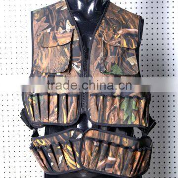 2016 The most popular fashion design camo combat tactical safari hunting vests