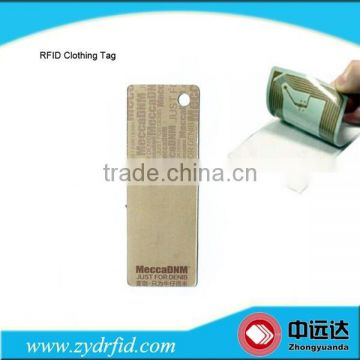 ISO 18000-6C RFID Clothing Tag for Inventory