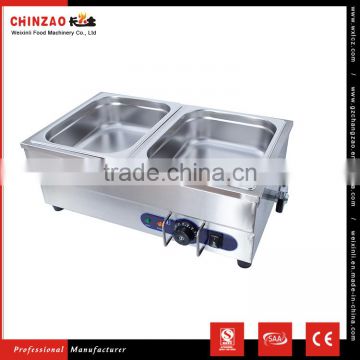 Hot Sale Commercial Table-Top Hot Food Warmer Bain Marie With 2 Pans