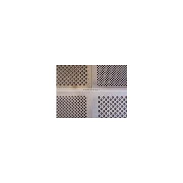 Perforated metal division plate