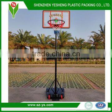 Portable outdoor basketball stand set adjustable