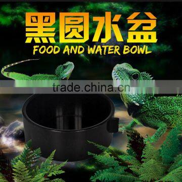 Nomo black plastic water and food bowl for animal transport cage