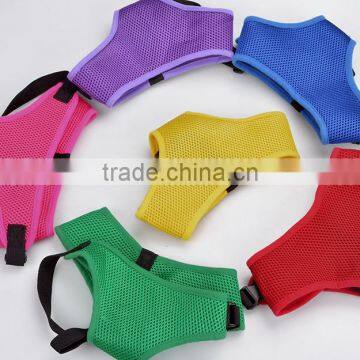 colorful Pet mesh Harness Dogs collar leash