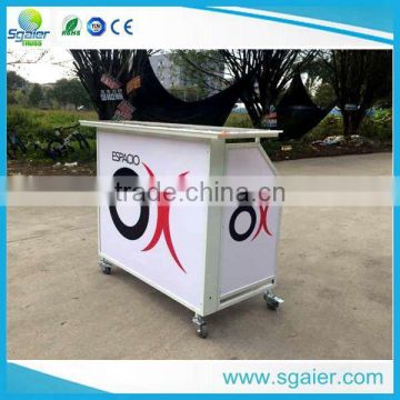 2016 LED lighting fancy restaurant bar counter table with XO logo