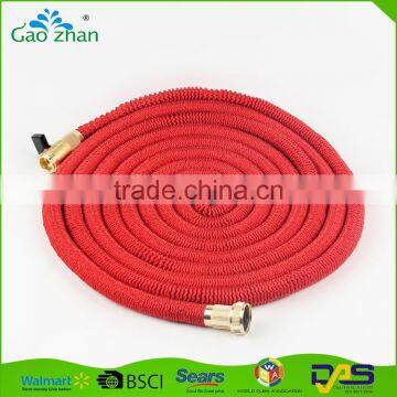 Double Layer Latex Retractable Expandable Garden Hose Pipe Elastic Garden Water Hose for Irrigation