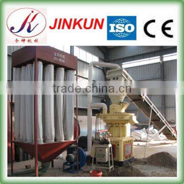 Biomass wood pellet production line with packaging machinery