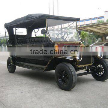 Antique Private 8 Seat Royal Sightseeing Resort Electric Passenger Golf Cart photo-4