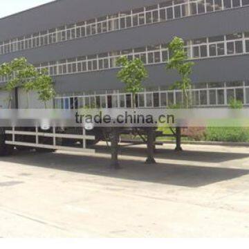 China Manufacturer 2 Axles 20ft and 40ft Containers New Semi Trailer