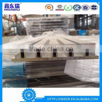 6063 T5 box aluminum factory / OEM profile extrusion for refrigerator / round aluminum box