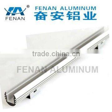 1M Long LED Aluminum Profile(anodized Silver Color) With PC Cover;for Flexibe or Hard LED Strips photo-3