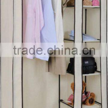 Portable Non-wove Fabric Wardrobe,Hot Sale Folding Wardrobe