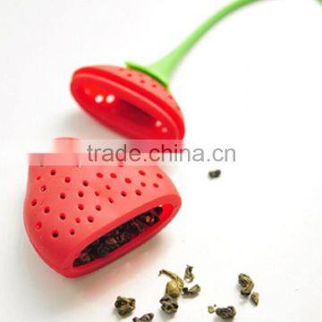 Strawberry Shaped Silicone Tea Infuser,Silicone Tea Strainer,Silicone Tea Tools photo-4