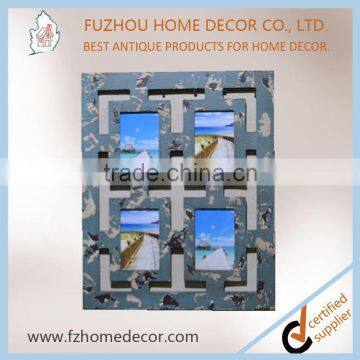 Fashion MDF Multi Window Photo Frame With Camouflage Colour for Family photo-2