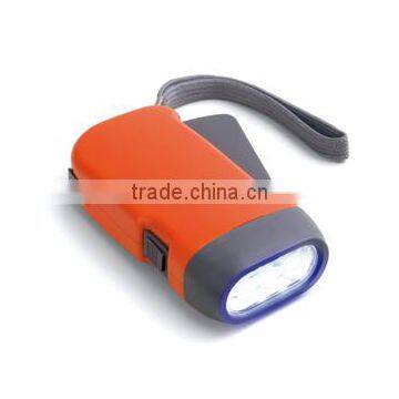 3 Led Hand Crank Dynamo Flashlights Torch Lanterns,hand Pressing Shake Flashlights photo-2