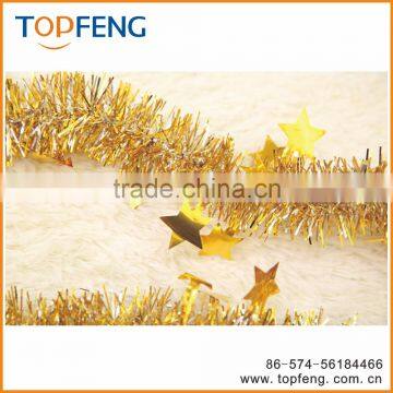 Christmas Tinsel With Five Point Star/stage Decoration for Festival/ornament Christmas photo-3