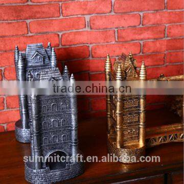 Resin 3d Building Model Resin Gold and Silver London Bridge Souvenirs photo-2