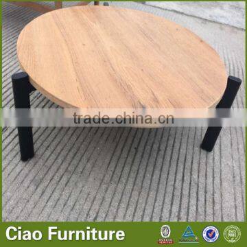 2016 Hot Sell Teak Wood Furniture Small Aluminium Side Table photo-2