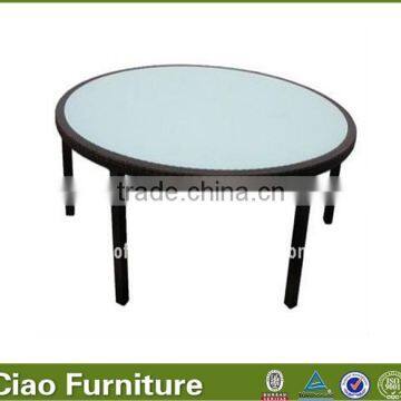 Outdoor Rattan Wicker New Design Tables and Chairs for Events Console Table