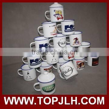 Heat Press Printable Tableware Drinking Enamel Mugs Wholesale photo-6