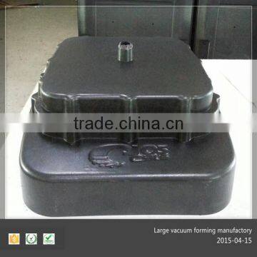 Vacuum form plastic garbage bin