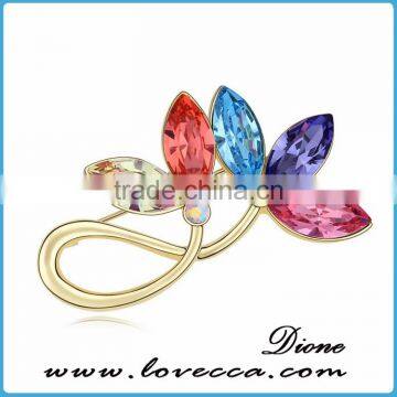 Top quality shine fancy brooch,latest design guangzhou wholesale brooch