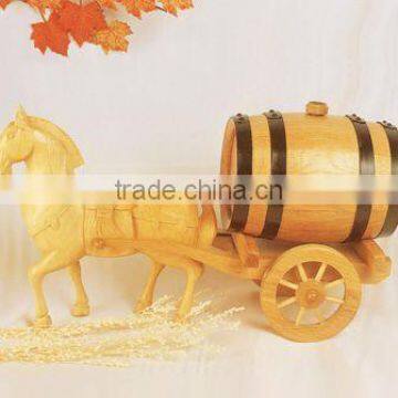 High Quality 5 Liters Wooden Oak Wine Barrels With Stainless Steel Tap photo-4