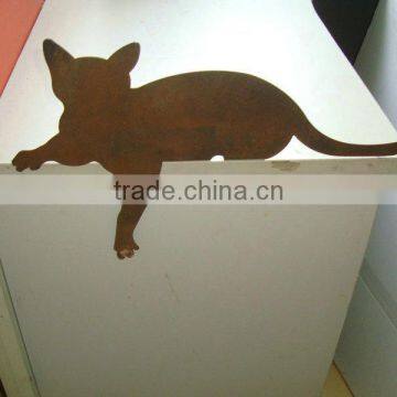 Metal Cat Decoration