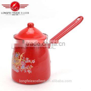 Red Design Hot Sale Flower Decal Elegant Useful Coffee Cup/milk Pot photo-5