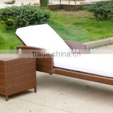 Innovative rattan chaise lounge