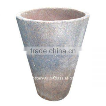 sandblast pot, sandblast planter