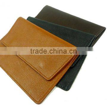 Personalized Passport Holder in Brown Leather Passport Cover photo-6