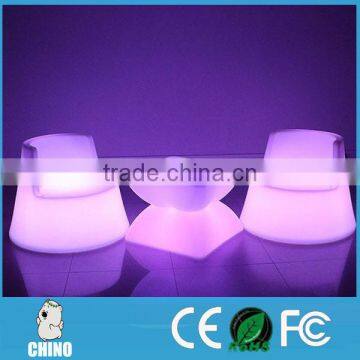 Romantic Lighting led chair used hotel outdoor furniture